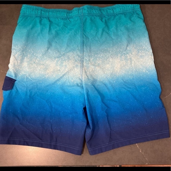 Speedo mens Large swim trunks ombré blues - Picture 8 of 9
